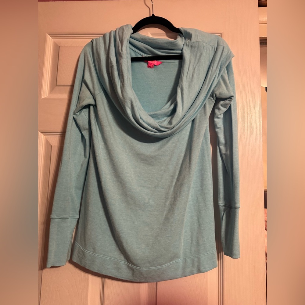 Lilly Pulitzer Cowl Neck Blouse